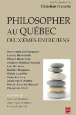 Philosopher au Québec - deuxièmes entretiens
